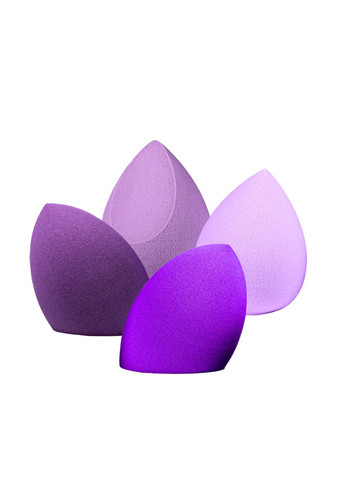 Набор спонжей для макияжа в футляре 4 штуки Puffy, No Brand (302728437)