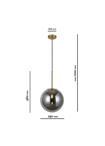 Підвісний світильник 9163425-1 BRZ+BK (LVS3427) Levistella (323003462)