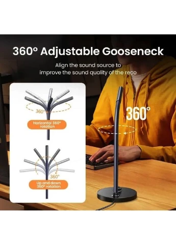 Настільний мікрофон CM564 Desktop USB Microphone(UGR-90416), Ugreen (402932413)