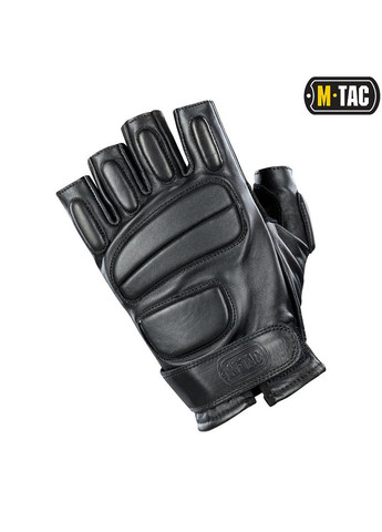 Рукавички безпалі шкіряні Assault Tactical Mk.1 Black M-TAC (315338961)