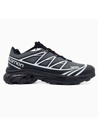 Серые демисезонные кроссовки мужские salomon s / lab xt-6 black / grey саломон хт-6 No Brand