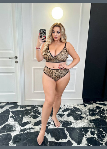 Кавовий демісезонний комплект білизни No Brand