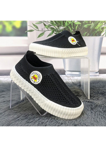 Черные мокасины тапочки детские Lilin