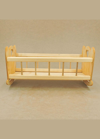 Кровать для кукол из дерева Анна ваниль (КРТ-002102) No Brand (328605852)