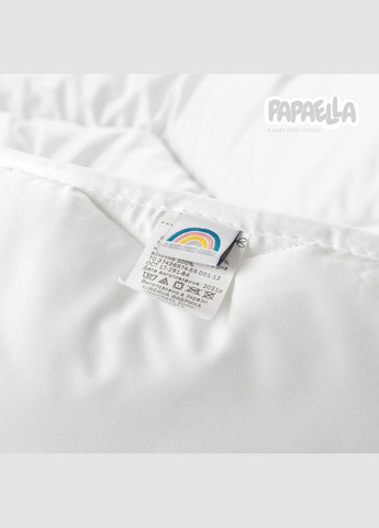 Набір дитячий в ліжечко ТM PAPAELLA ковдра 100х135 см та подушка 40х60 см зигзаг/біла IDEIA (275869453)