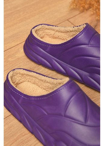 Галоши женские без задника утепленные сиреневого цвета Let's Shop (353687215)