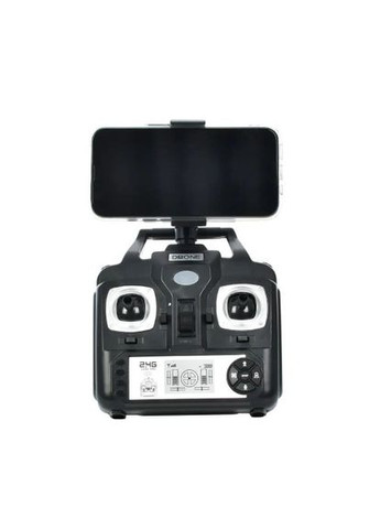 Квадрокоптер із камерою на радіокеруванні CK-23 акумулятор USB зарядне додаткові лопаті світло 27см Чорний Mhz (363831054)