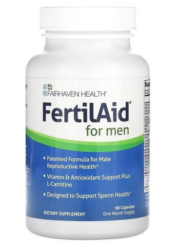 FertilAid for Men 90 Caps Fairhaven Health (293487724)