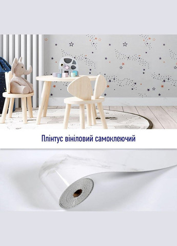 Плінтус вініловий самоклеючий 5000х100х2мм Глянцсовий (D) SW-00002117 Sticker Wall (330828464)