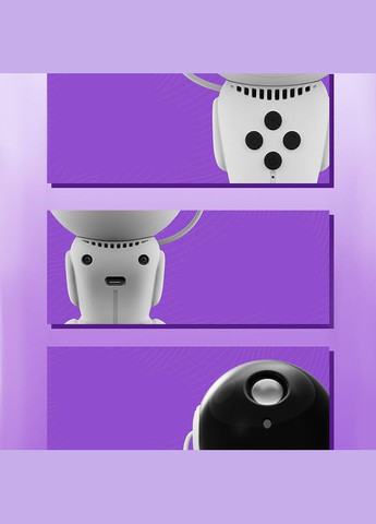 Проєктор Black Hole Galaxy Projector з таймером і обертом на 360° градусів бездротовий 11 шт. Lesko (349730430)