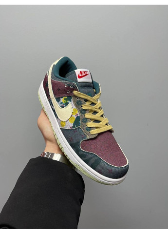 КРОССОВКИ ЖЕНСКИЕ NIKE DUNK LOW SP COMMUNITY GARDEN НАЙК СБ ДАНК No Brand белые демисезоны (369389693)