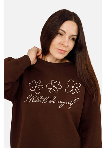 Коричневый свитшот Yuki (326808448)