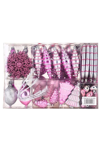 Набір ялинкових іграшок Північне Сяйво 88 шт ELISEY (366321316)