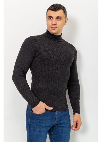 Графітовий зимовий светр-гольф чоловічий, 161r892 Ager