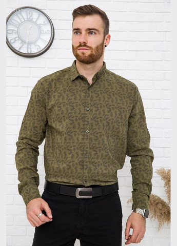 Сорочка чоловіча хакі натуральна бавовна (sku_AG-0010763) No Brand (323041239)