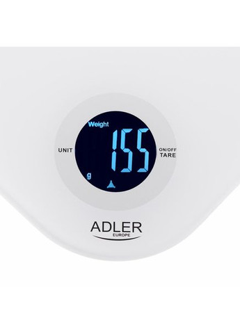 Весы кухонные AD 3180 LCD 10 кг белые Adler (364106550)