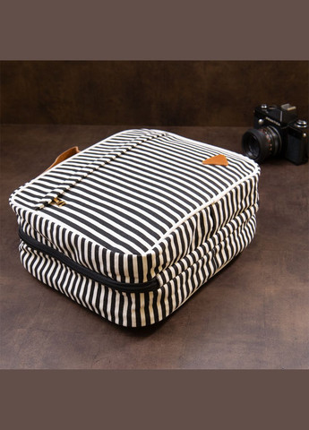 Сумка через плечо женская органайзер для путешествий текстильная 20652 Белая Vintage (302008069)