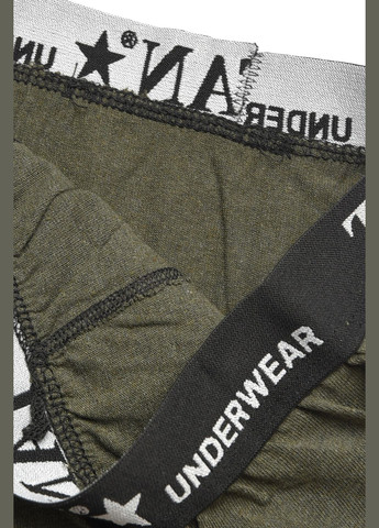 Боксери чоловічі однотонні кольору хакі Let's Shop (302370520)