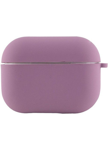 Силіконовий футляр з мікрофіброю для навушників Airpods 3 Ліловий Epik (372164205)