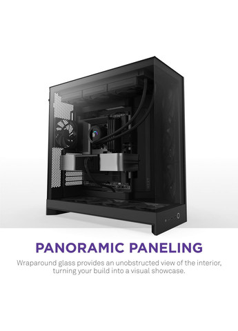 Корпус H9 Flow Black без БЖ (CM-H92FB-01) NZXT (347587023)