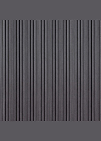 Декоративна рейка WPC стінова графіт 3000*150*9мм (D) SW00001871 Sticker Wall (283619870)