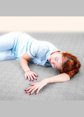 Электропростынь плед STT180*150 см Gray с подогревом от сети 220 вольт 9шт Lesko (336198102)