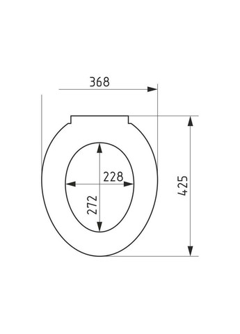 Сидіння для унітазу СПД-1 з мікроліфтом Полімердеталь (359435526)