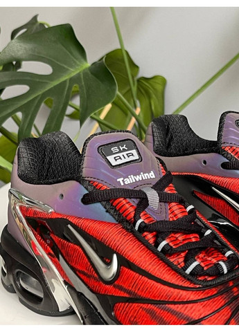 Красные демисезонные кроссовки мужские nike air max tailwind 5 x skepta red black | найк аир макс теилвинд 5 х скепта красные No Brand