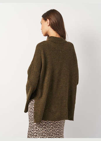 Оливковий (хакі) зимовий светр оверсайз H&M