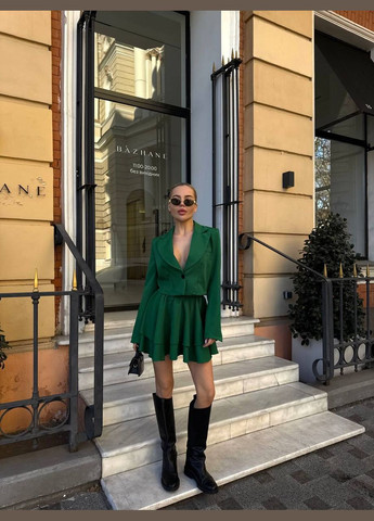 Женский костюм жакет+юбка Україна (327053974)