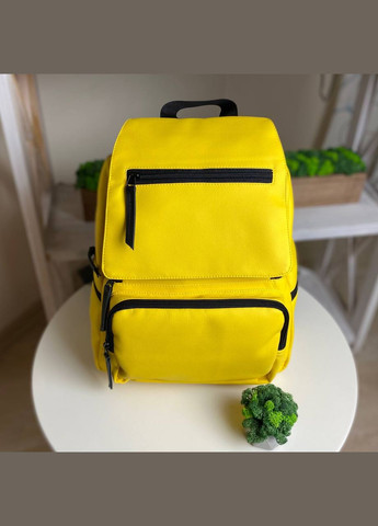Желтый рюкзак городской женский портфель Love & Live yellow No Brand (293943096)