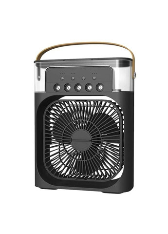 Настольный мини-кондиционер с подсветкой Mini Cooling Fan, работающий от USB вентилятор с увлажнением и таймером Черный VTech (336537908)