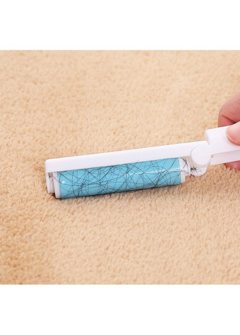 Складной липкий ролик для чистки одежды, компактный валик для одежды, мебели ( ) China (366874331)