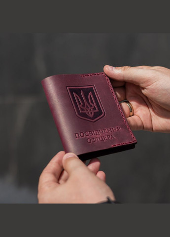 Обложка на удостоверение офицера, марсала SD Leather (306557915)