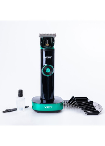 Профессиональная машинка для стрижки V-671 с насадками Черный VGR (360455471)