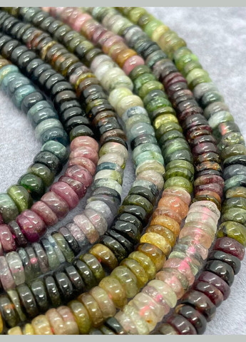 Турмалин на нитке без замка 6*3 мм 40 см No Brand (312534477)