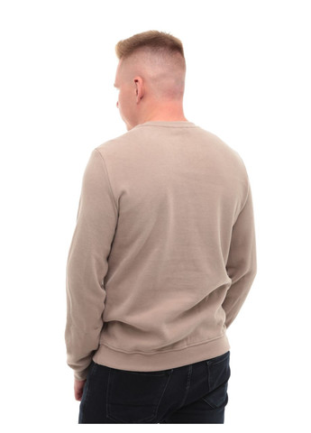 Бежевий демісезонний джемпер чоловічий бежевий прямий однотонний джемпер Jean Piere Пряма