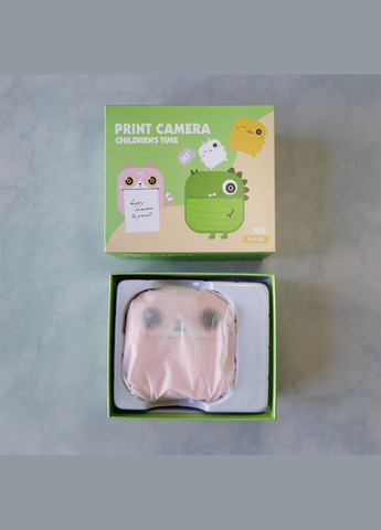 Детская камера фотоаппарат для мгновенной съемки игрушечная видеокамера с картой памяти и играми с набором бумаги 10 шт No Brand M2 (323209968)