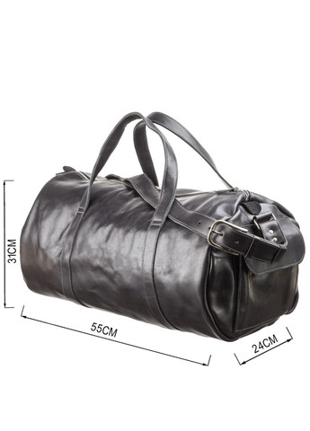 Сумка дорожная кожаная черная 11048 Grande Pelle (329197254)