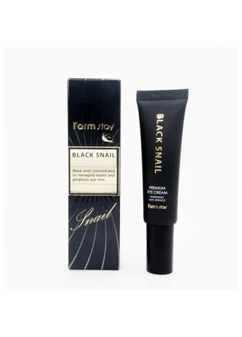 Крем для очей із муцином чорного равлика Black Snail Premium Eye Cream 50 ml FarmStay (366973183)