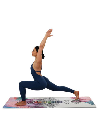 Килимок для йоги замшевий каучуковий Бежевий FI-5662-25 Record (334304389)