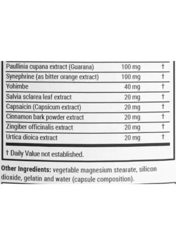 Burn Max Fut Burner 100 Caps En`vie Lab (360480687)