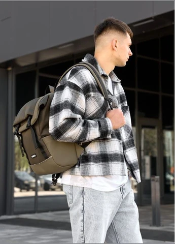 Чоловічий рюкзак Aura чорний Sambag (346529742)