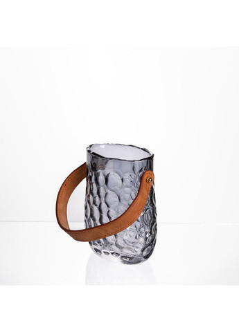 Ваза сумочка стеклянная ваза для цветов и декора интерьерная ваза с ручкой 800 мл 11,5×7,5×15 см Yiwu (370432326)