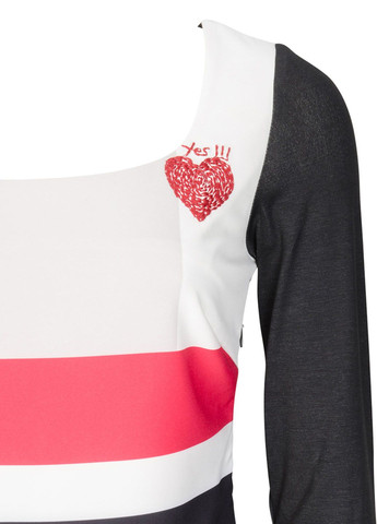 Черно-белое повседневный платье черно-белый Desigual