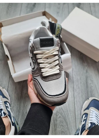 КРОСІВКИ ЖІНОЧІ PREMIATA MICK GREY/WHITE ПРЕМІАТА БІЛІ No Brand білі демісезони (392010769)