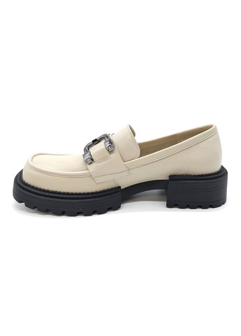 Жіночі туфлі бежеві шкіряні EG-17-3 24,5 см (р) Egga (260061003)