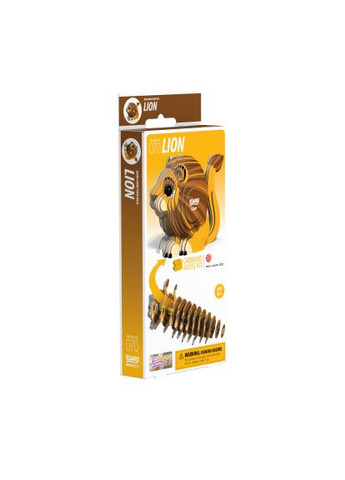 Пазл (XEG-070) Eugy 3D Зоопарк Лев (366158475)