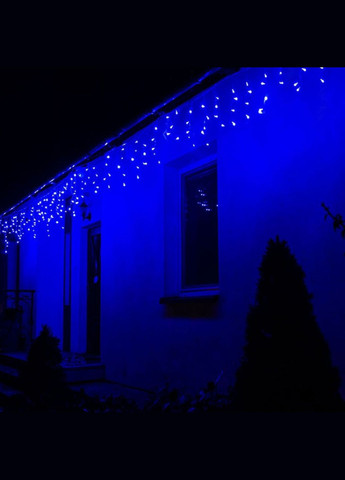 Гирлянда бахрома уличная (наружная) 8 м 200 LED CL0202 Blue Springos (322063147)