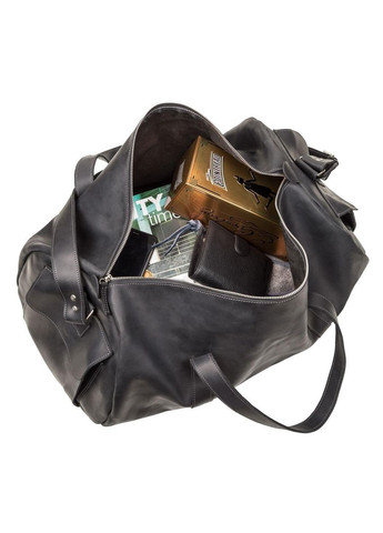 Сумка дорожная 11046 из винтажной кожи Черная Grande Pelle (329147188)